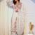 Floral Embroidered Kurta With Palazzos & Dupatta