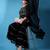 Floral Embroidered Gotta Patti Silk Georgette Kurti with Sharara & With Dupatta