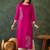Women Floral Embroidered Thread Work Floral Kurta