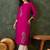 Women Floral Embroidered Thread Work Floral Kurta
