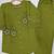 Green pure cotton kurti pent set