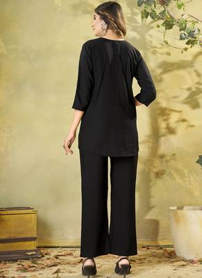 Black raron co-ords set 2