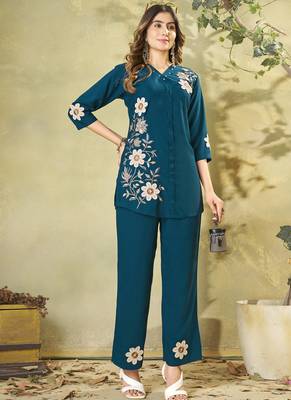 Teal raron co-ords set 1
