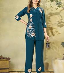 Teal raron co-ords set
