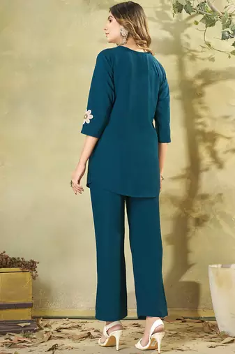 Teal raron co-ords set