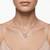 925 Sterling Silver Double Heart Pendant Necklace set  for Women