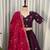 Wine Purple Lehenga Choli with Pink Dupatta- Full stitched free size