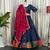 Navy Blue Lehenga Set- Full stitched free size