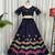  Navy Blue Chaniya Choli for Navratri- Full stitched free size