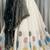 White Navratri Lehenga Choli with Black Embroidered Dupatta- Full stitched free size