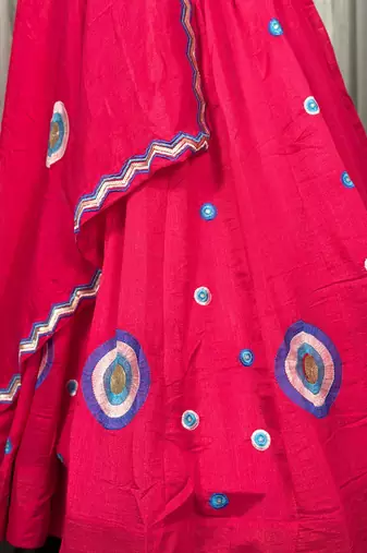 Rani Pink  Lehenga Choli- Full stitched free size