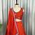  Rust Orange Lehenga Choli Set- Full stitched free size