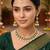 Green necklace set with earrings & maang tikka | kundan and agate stone | antique plating