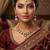 Maroon green necklace set with earrings & maang tikka | kundan & agate stone | antique plating