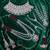 Maroon 2-layer bridal jewelry set with earrings, maang tikka, pasha, nath & panja | rhodium plated