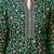 Green rayon fit &flared floral printed casual kurta for women