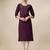 Wine rayon straight zardosi work plain casual kurta for women