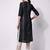 Black rayon straight tie dye printed casual kurta for women