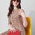 Off white rayon straight geometric printed casual kurta for women