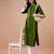 Green rayon straight tie dye printed casual kurta for women