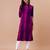 Pink rayon straight tie dye printed casual kurta for women