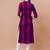 Pink rayon straight tie dye printed casual kurta for women