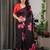 Party wear readymade satin silk blend saree with unstitched blouse