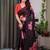 Party wear readymade satin silk blend saree with unstitched blouse