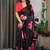 Party wear readymade satin silk blend saree with unstitched blouse