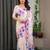 Premium readymade satin silk blend saree with matching blouse piece