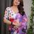 Easy drape satin silk blend saree with unstitched blouse