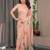 Elegant ready wear satin silk blend saree with unstitched blouse