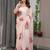 Women's readymade party wear satin silk blend saree