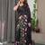 Readymade satin silk blend saree with plain unstitched blouse