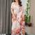 Ready-to-wear satin silk blend saree with matching satin blouse piece