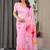 Women's readymade festive satin silk blend saree with blouse
