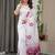 Premium pre-stitched satin silk blend saree with unstitched blouse