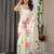 Instant wear satin silk blend saree with matching blouse