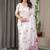 Readymade satin silk blend saree for party wear with blouse