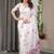 Readymade satin silk blend saree for party wear with blouse