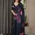 Women's luxury readymade satin silk blend saree with blouse