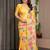 Stylish readymade satin silk blend saree with satin blouse