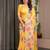 Stylish readymade satin silk blend saree with satin blouse