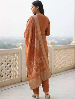 Women Ethnic Motifs Kurta with Trousers & Dupatta 4