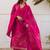 Women Ethnic Motifs Embroidered Regular Thread Work Kurta with Palazzos & With Dupatta