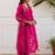 Women Ethnic Motifs Embroidered Regular Thread Work Kurta with Palazzos & With Dupatta