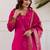 Women Ethnic Motifs Embroidered Regular Thread Work Kurta with Palazzos & With Dupatta