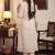 Women Floral Embroidered Regular Thread Work Pure Cotton Kurta with Trousers
