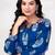 Women Ethnic Motifs Printed Regular Beads and Stones Pure Cotton Kurta with Trousers