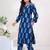 Women Ethnic Motifs Printed Regular Beads and Stones Pure Cotton Kurta with Trousers